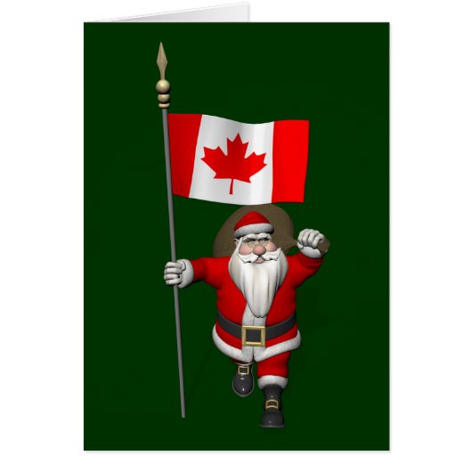 Sinterklaas met aftekening van Canada (Voorkant)