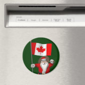 Sinterklaas met aftekening van Canada Magneet (Insitu (Vaatwasser))