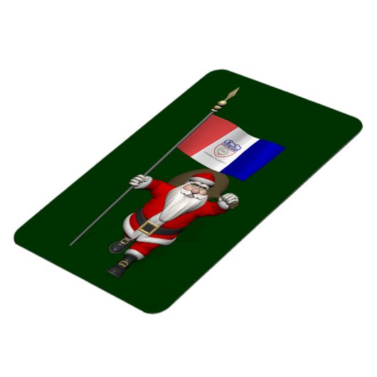 Sinterklaas met aftekening van Cleveland Magneet (Linkerzijde)