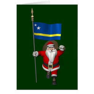 Sinterklaas met aftekening van Curaçao