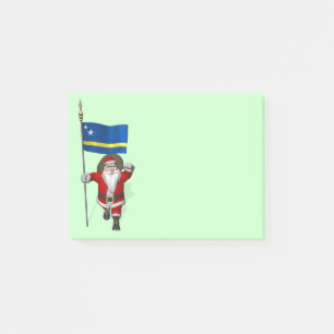 Sinterklaas met aftekening van Curaçao Post-it® Notes