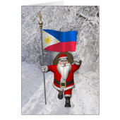 Sinterklaas met aftekening van de Filipijnen (Voorkant)