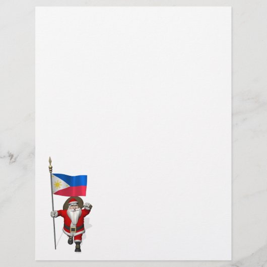 Sinterklaas met aftekening van de Filipijnen (Voorkant)