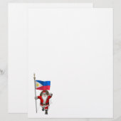 Sinterklaas met aftekening van de Filipijnen (Voorkant / Achterkant)