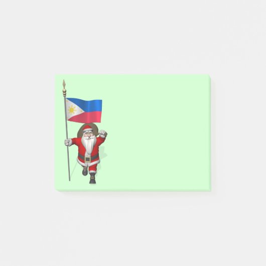 Sinterklaas met aftekening van de Filipijnen Post-it® Notes (Voorkant)