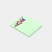 Sinterklaas met aftekening van de Filipijnen Post-it® Notes (Schuin)