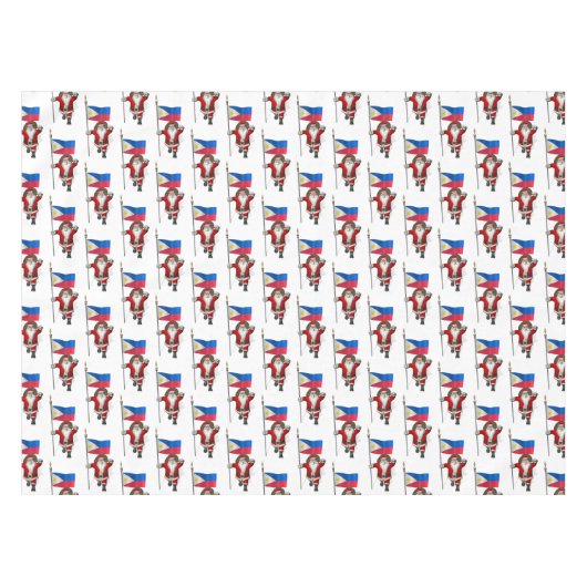 Sinterklaas met aftekening van de Filipijnen Tafelkleed (Voorkant (Horizontaal))