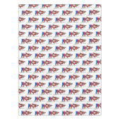 Sinterklaas met aftekening van de Filipijnen Tafelkleed (Voorkant)