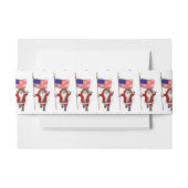 Sinterklaas met aftekening van de Verenigde Staten Uitnodigingen Wikkel (Voorkant Voorbeeld)