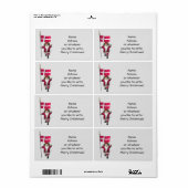 Sinterklaas met aftekening van Denemarken Dannebro Etiket (Full Sheet)