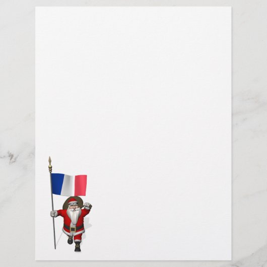 Sinterklaas met aftekening van Frankrijk (Voorkant)