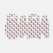 Sinterklaas met aftekening van Frankrijk Bedankdoosjes (Uitgevouwen)