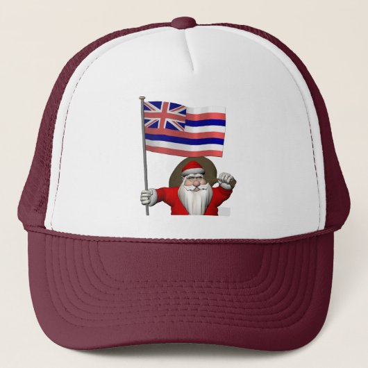 Sinterklaas met aftekening van Hawaii Trucker Pet (Voorkant)