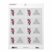 Sinterklaas met aftekening van het Verenigd Konink Etiket (Full Sheet)