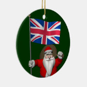 Sinterklaas met aftekening van het Verenigd Konink Keramisch Ornament (Rechts)