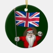 Sinterklaas met aftekening van het Verenigd Konink Keramisch Ornament (Voorkant)
