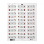 Sinterklaas met aftekening van Hongkong Etiket (Full Sheet)