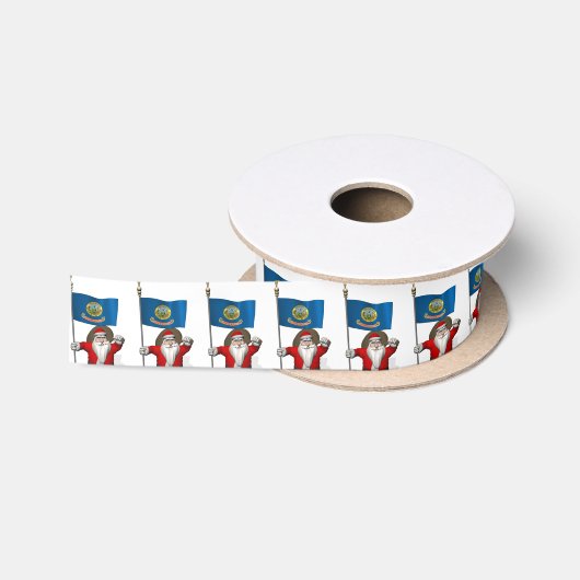 Sinterklaas met aftekening van Idaho Satijnen Lint (Spoel)