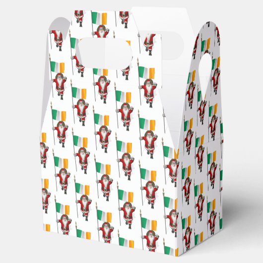 Sinterklaas met aftekening van Ierland Bedankdoosjes (Geopend)