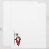 Sinterklaas met aftekening van Illinois (Voorkant / Achterkant)