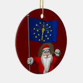 Sinterklaas met aftekening van Indiana Keramisch Ornament (Rechts)
