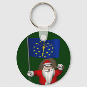 Sinterklaas met aftekening van Indiana Sleutelhanger