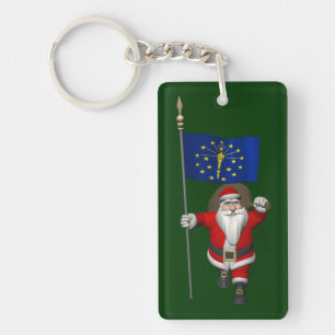 Sinterklaas met aftekening van Indiana Sleutelhanger