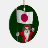Sinterklaas met aftekening van Japan Keramisch Ornament (Rechts)