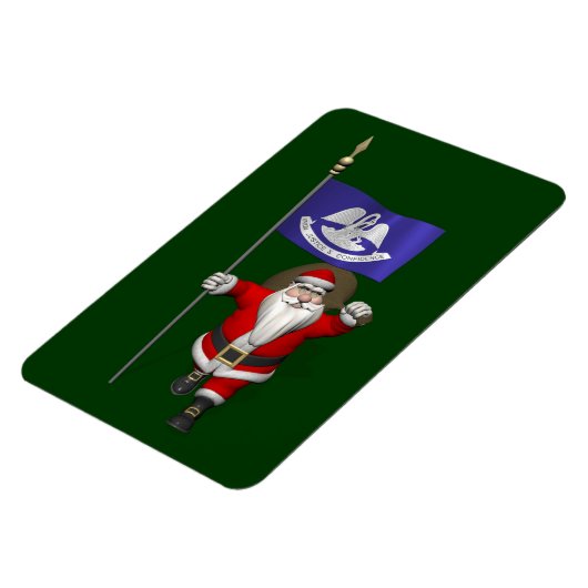 Sinterklaas met aftekening van Louisiana Magneet (Linkerzijde)