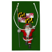 Sinterklaas met aftekening van Maryland Klein Cadeauzakje (Achterkant)