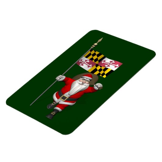 Sinterklaas met aftekening van Maryland Magneet (Linkerzijde)