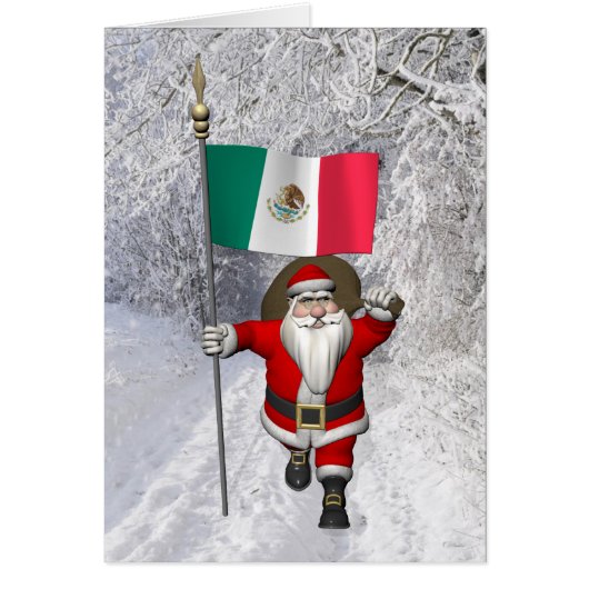 Sinterklaas met aftekening van Mexico (Voorkant)