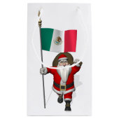 Sinterklaas met aftekening van Mexico Klein Cadeauzakje (Achterkant)