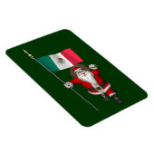 Sinterklaas met aftekening van Mexico Magneet (Rechterzijde)