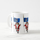 Sinterklaas met aftekening van Michigan Koffiemok (Voorkant links)