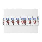 Sinterklaas met aftekening van Minnesota Uitnodigingen Wikkel (Achterkant Voorbeeld)