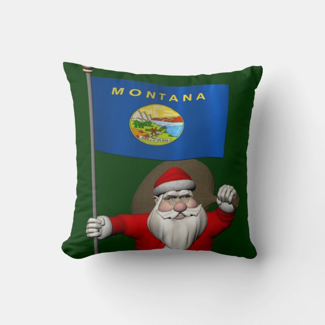 Sinterklaas met aftekening van Montana Kussen (Voorkant)