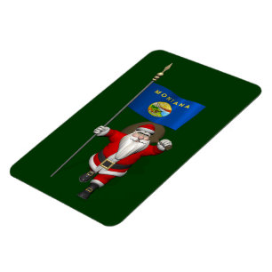 Sinterklaas met aftekening van Montana Magneet