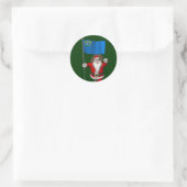 Sinterklaas met aftekening van Nevada Sticker (Tas)