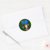 Sinterklaas met aftekening van Nevada Sticker (Envelop)