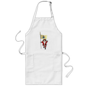 Sinterklaas met aftekening van New Jersey Lang Schort