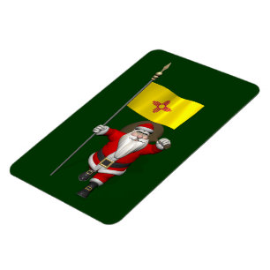 Sinterklaas met aftekening van nieuw Mexico Magneet