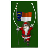 Sinterklaas met aftekening van North Carolina Klein Cadeauzakje (Achterkant)