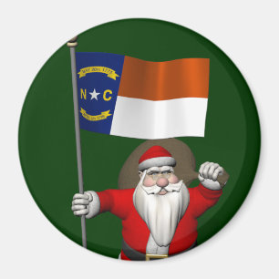 Sinterklaas met aftekening van North Carolina Magneet