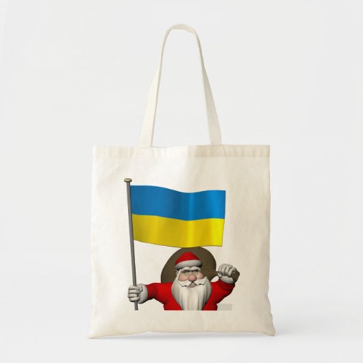 Sinterklaas met aftekening van Oekraïne Tote Bag (Voorkant)