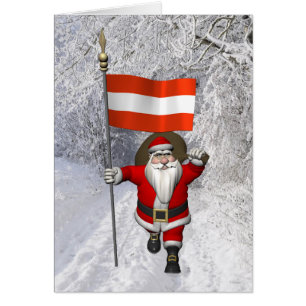 Sinterklaas met aftekening van Österreich