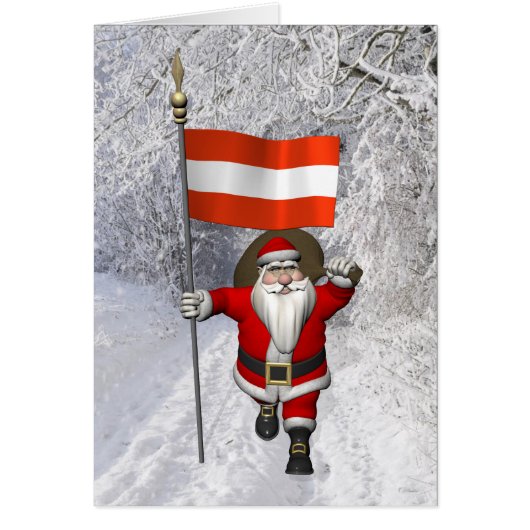 Sinterklaas met aftekening van Österreich (Voorkant)