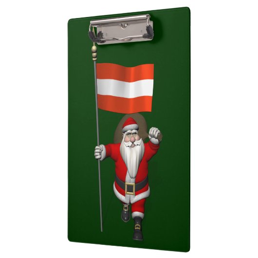 Sinterklaas met aftekening van Österreich Klembord (Links)