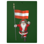 Sinterklaas met aftekening van Österreich Klembord (Achterkant)