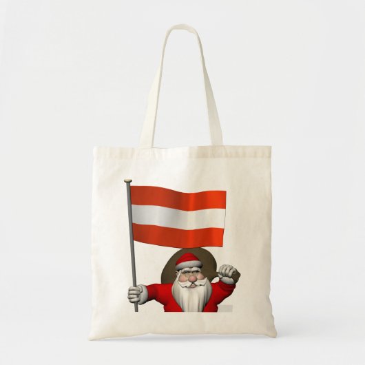 Sinterklaas met aftekening van Österreich Tote Bag (Voorkant)